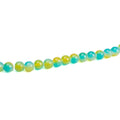 Glass Bead Round Dual Tone Citrus Green 8mm 35beads 1string
