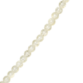 Glass Bead Round Dual Tone Clear Crystal 8mm 35beads 1string