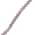 Glass Bead Round Dual Tone Misty Purple 8mm 35beads 1string