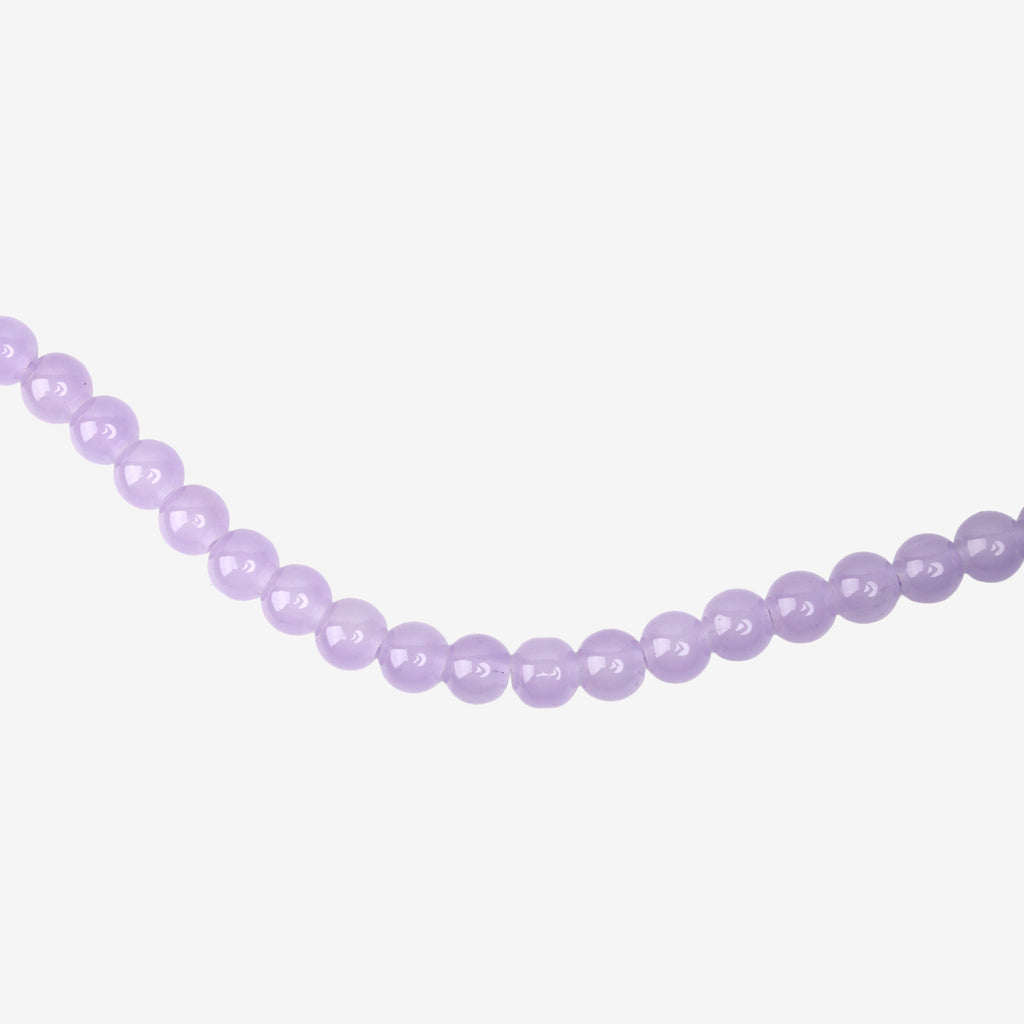 Glass Bead Round Dual Tone Peacock Blue 8mm 35beads 1string