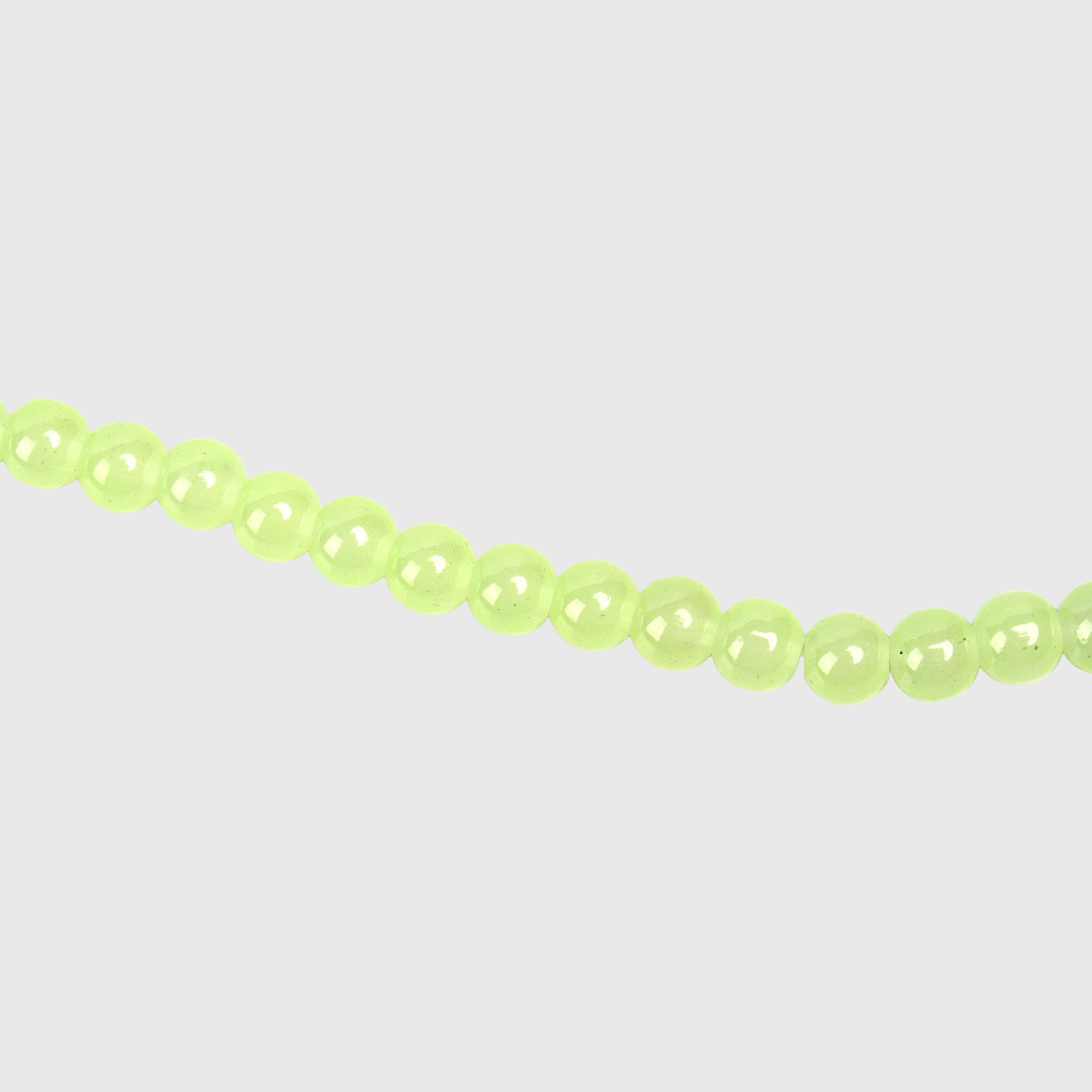 Glass Bead Round Citrus Punch 8mm 35beads 1string