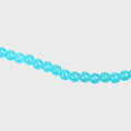 Glass Bead Round Lagoon Blue 8mm 35beads 1string