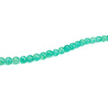 Glass Bead Round Dual Tone Emerald Green 8mm 35beads 1string