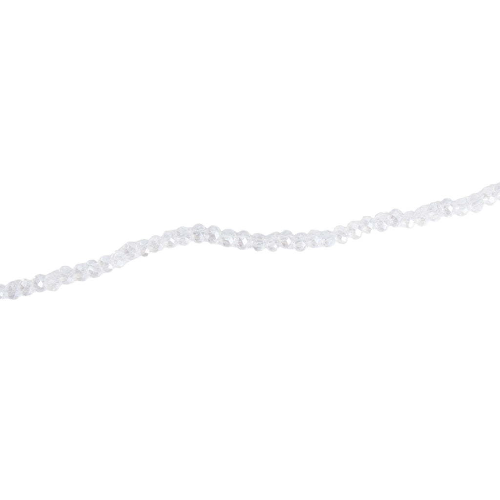 Fire Polished Beads Rainbow Crystal 2mm Clear Crystal 1 string