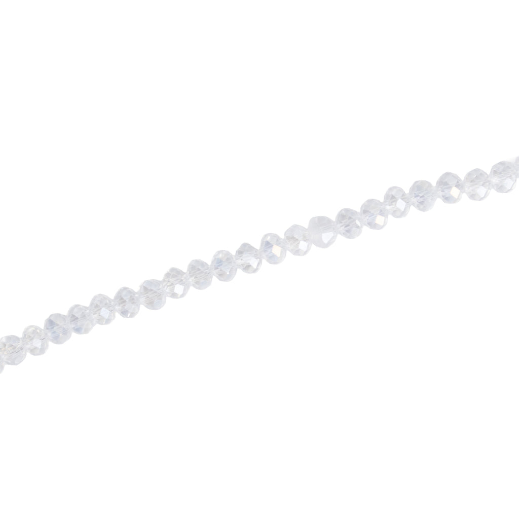 Fire Polished Beads Rainbow Crystal 6mm Clear Crystal 1 string