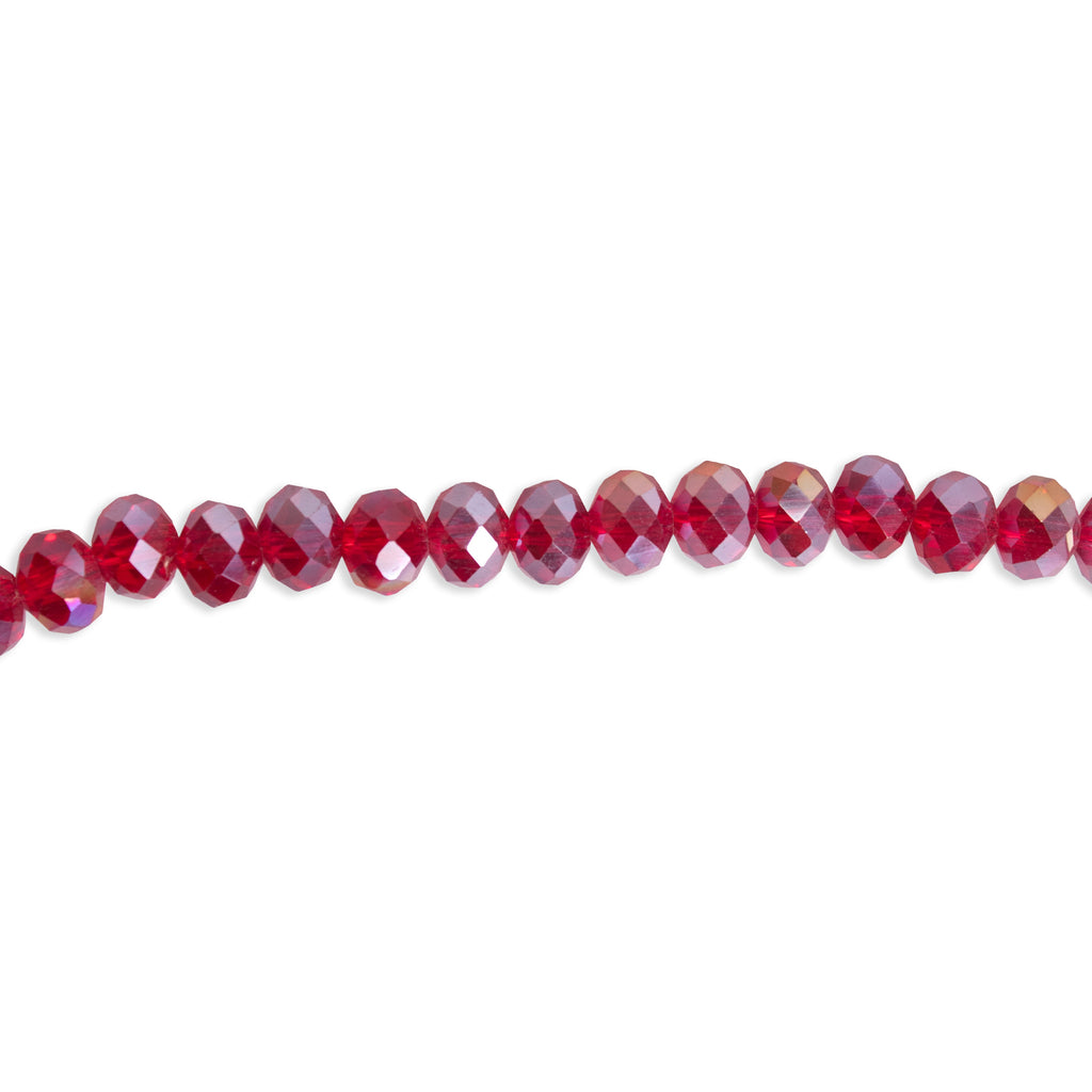 Fire Polished Beads Rainbow Crystal 8mm Crystal Amethyst 1 string
