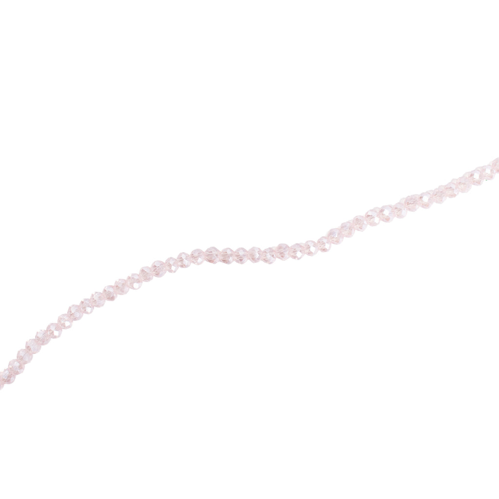 Fire Polished Beads Rainbow Crystal 2mm Pink Diamond 1 string