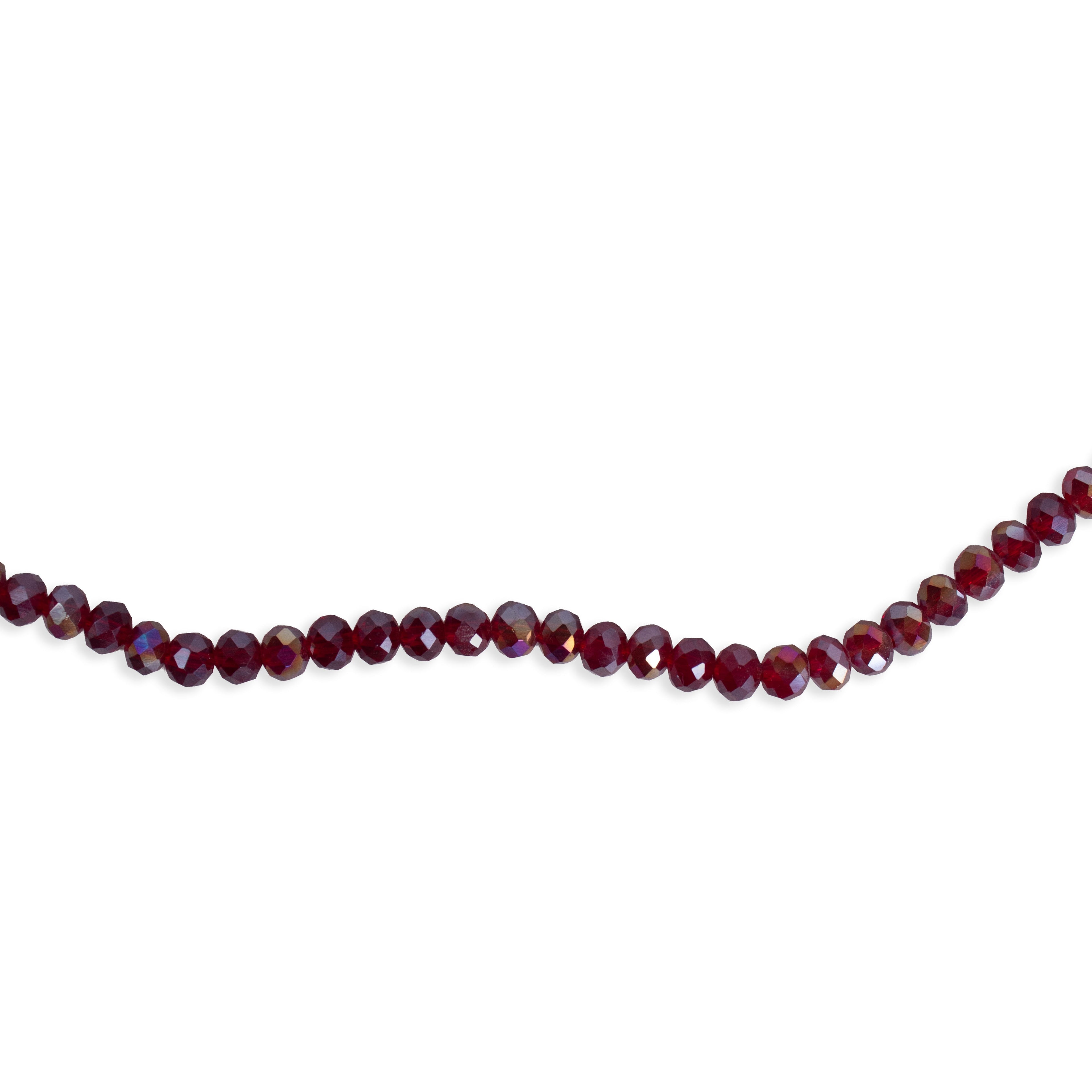Fire Polished Beads Rainbow Crystal 4mm Rainbow Amethyst 1 string