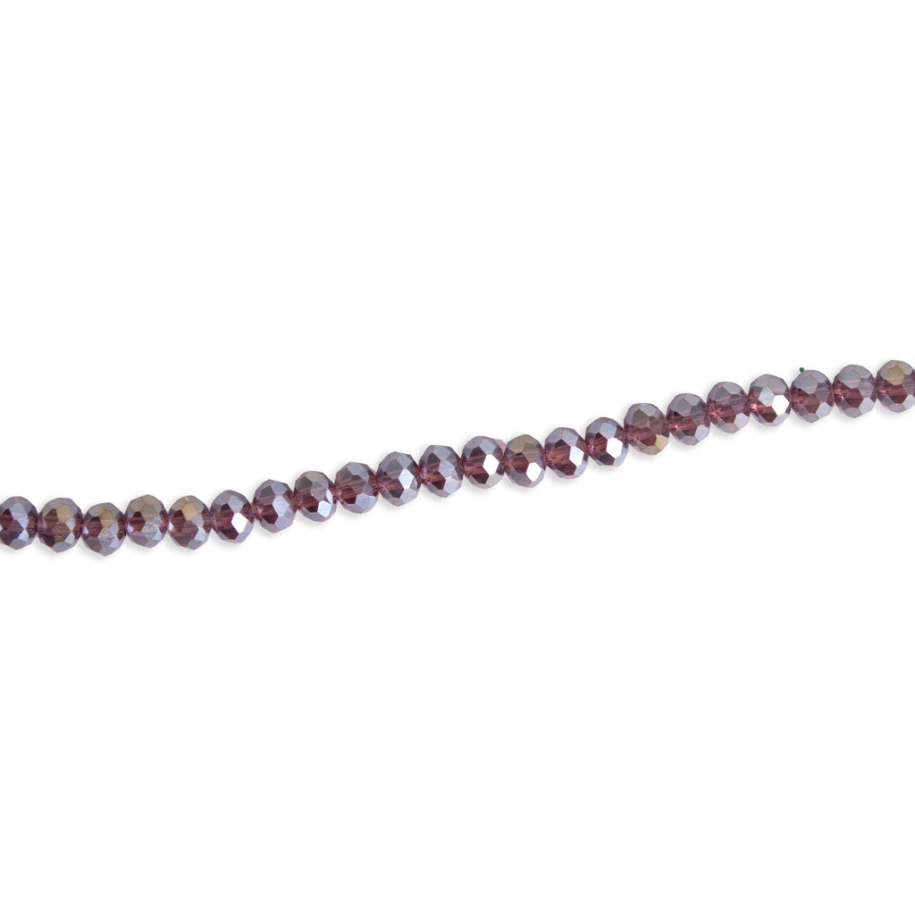 Fire Polished Beads Rainbow Crystal 6mm Rainbow Amethyst 1 string