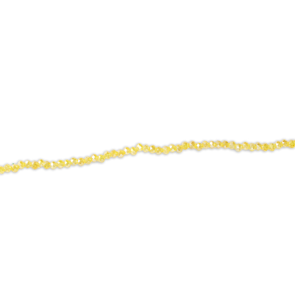 Fire Polished Beads Rainbow Crystal 2mm Citrine 1 string