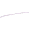 Fire Polished Beads Opaque Crystal 4mm Rose Crystal 1 string