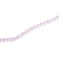 Fire Polished Beads Opaque Crystal 6mm Rose Crystal 1 string