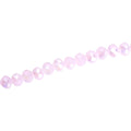 Fire Polished Beads Opaque Crystal 8mm Rose Crystal 1 string