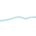 Fire Polished Beads Opaque Crystal 4mm Turquoise 1 string