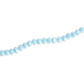 Fire Polished Beads Opaque Crystal 8mm Turquoise 1 string