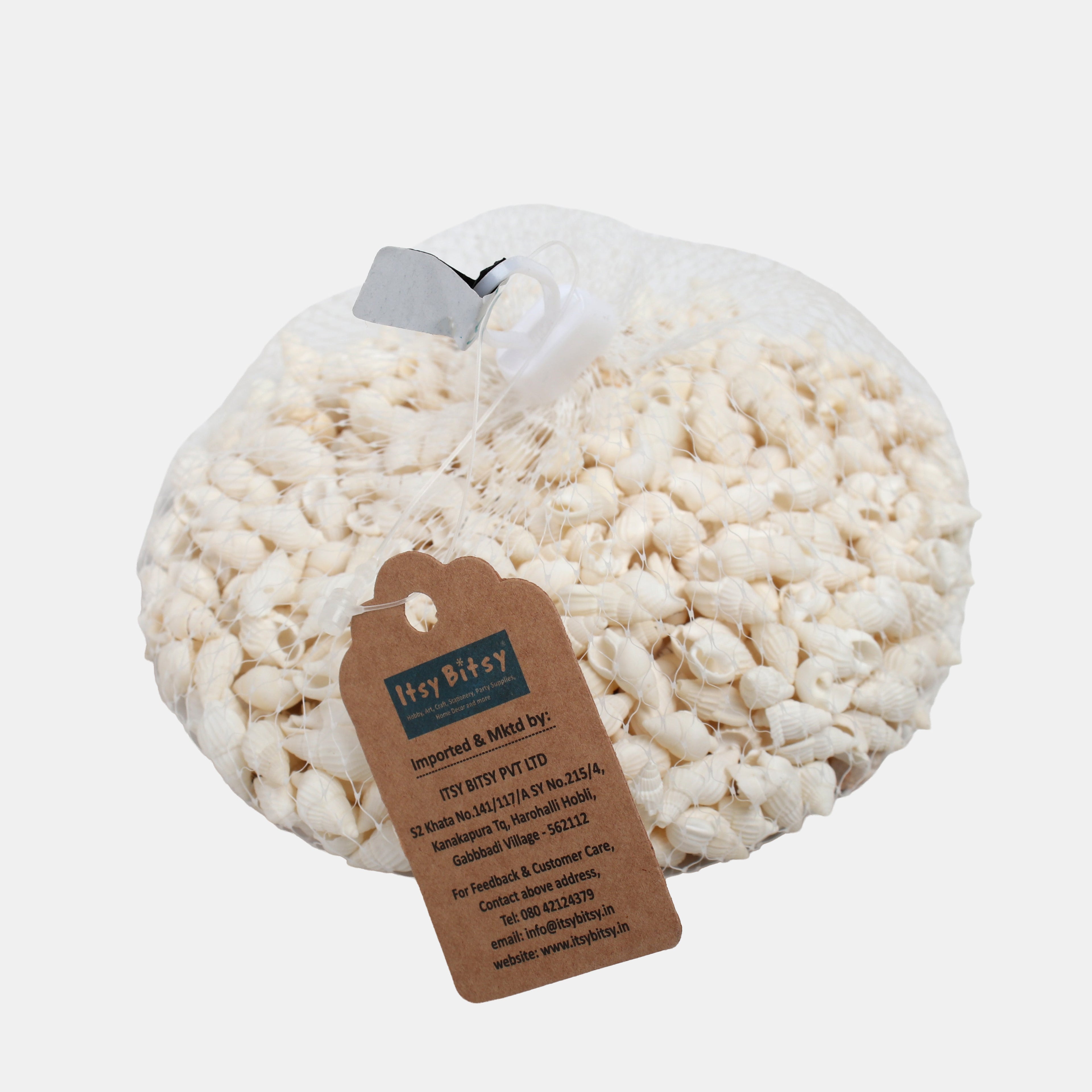 Seashell Cerith White 100gm Net pouch