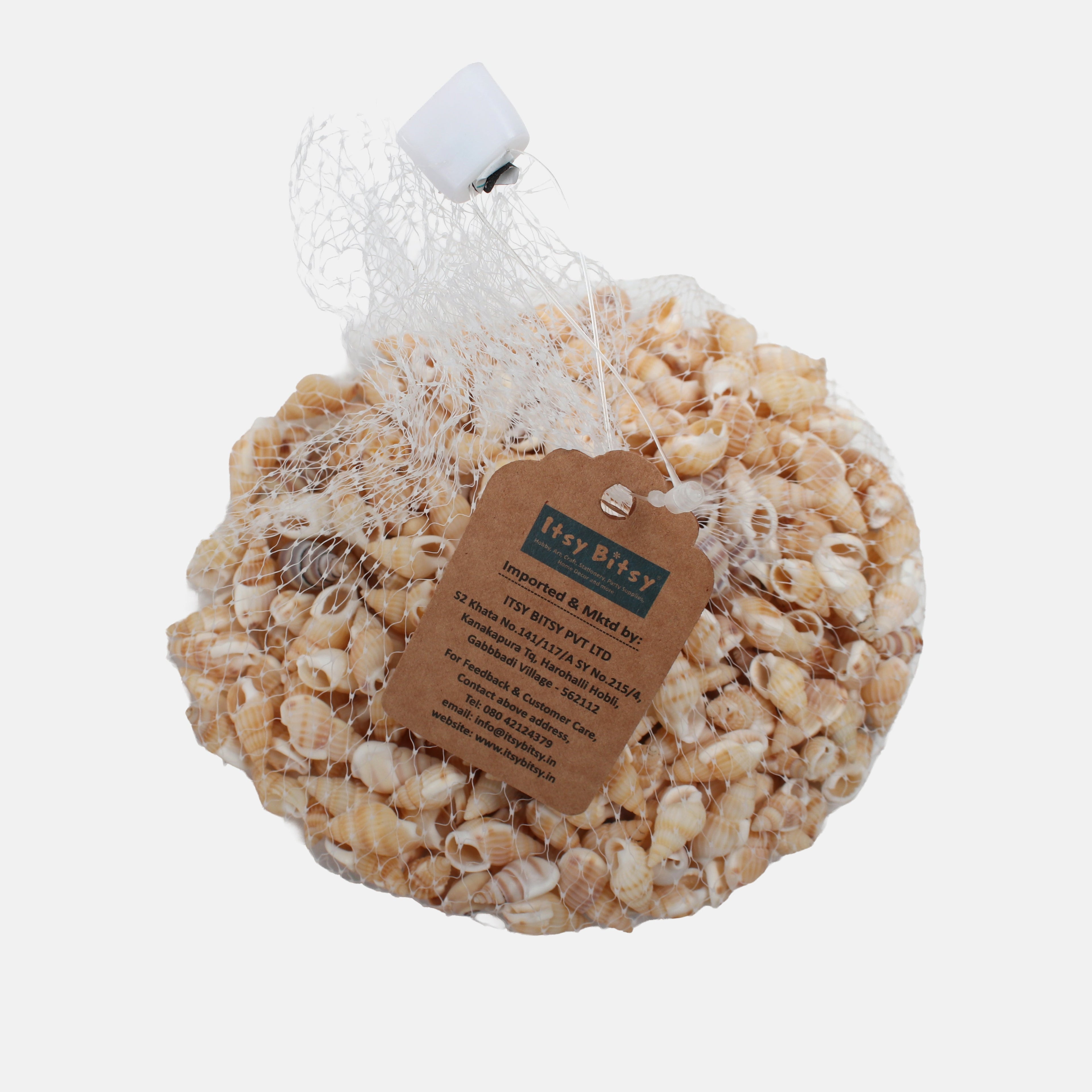 Seashell Ocean Surprise Natural 100gm Net pouch