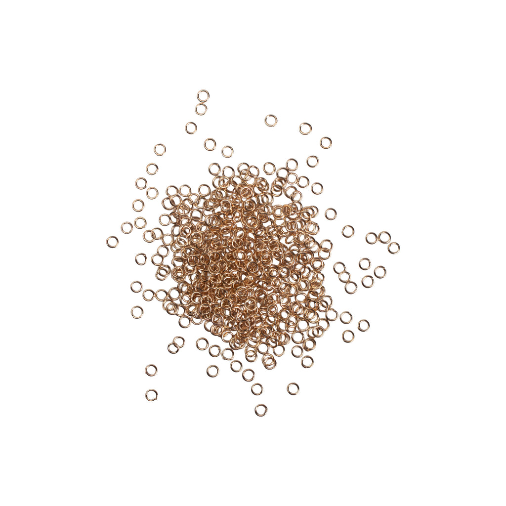 Jewellery Findings Jump Ring Open Gold 4mm 15gm