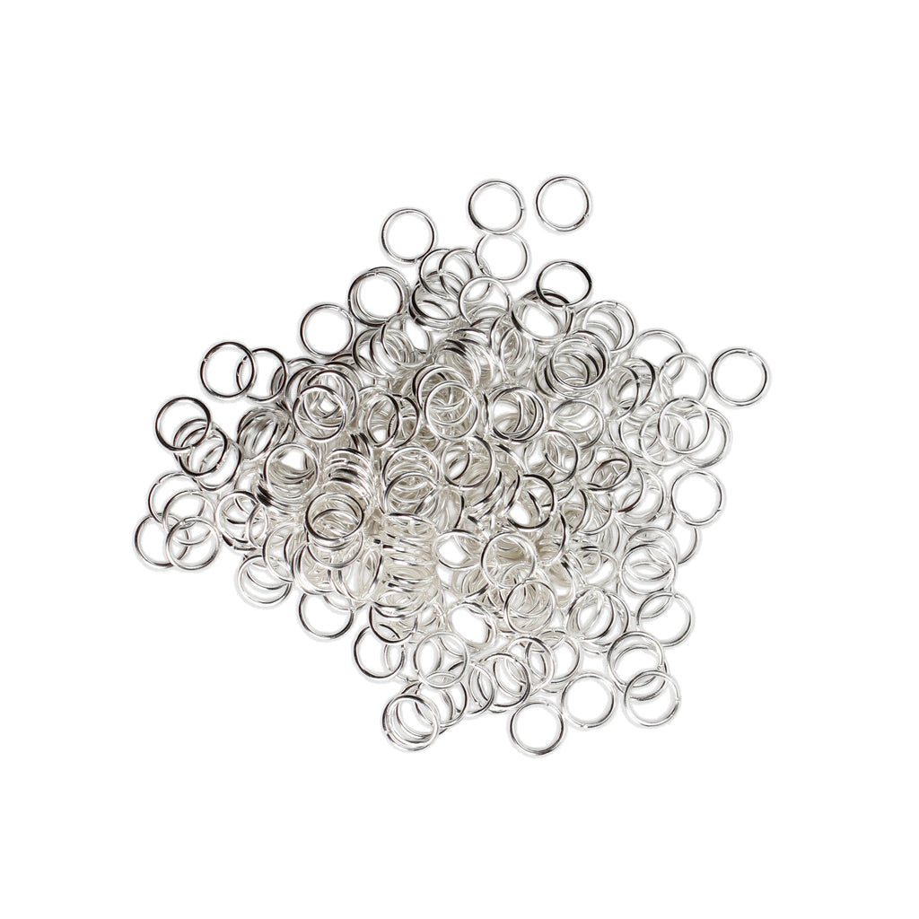 Jewellery Findings Jump Ring Open Silver 6mm 15gm