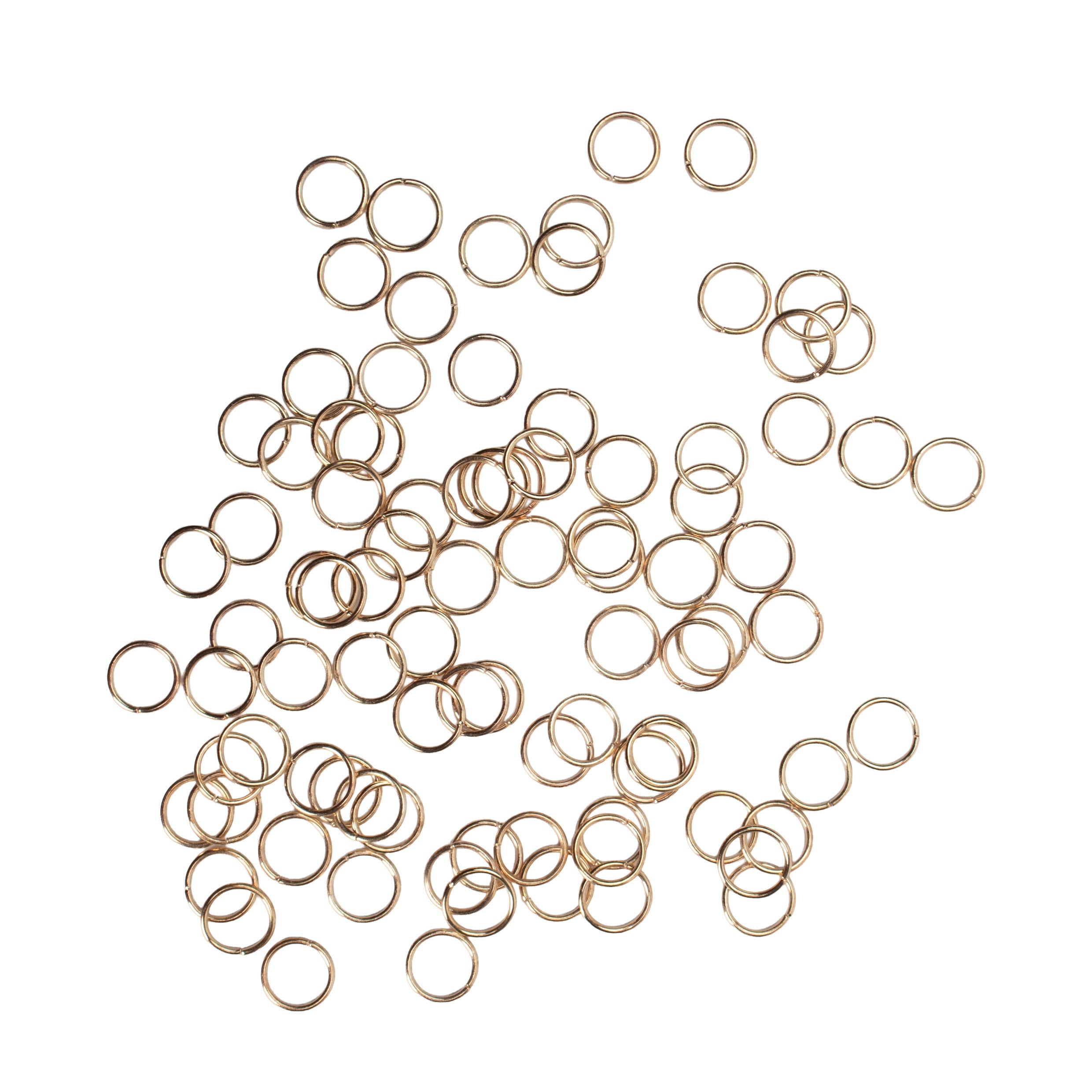 Jewellery Findings Jump Ring Open Gold 6mm 15gm