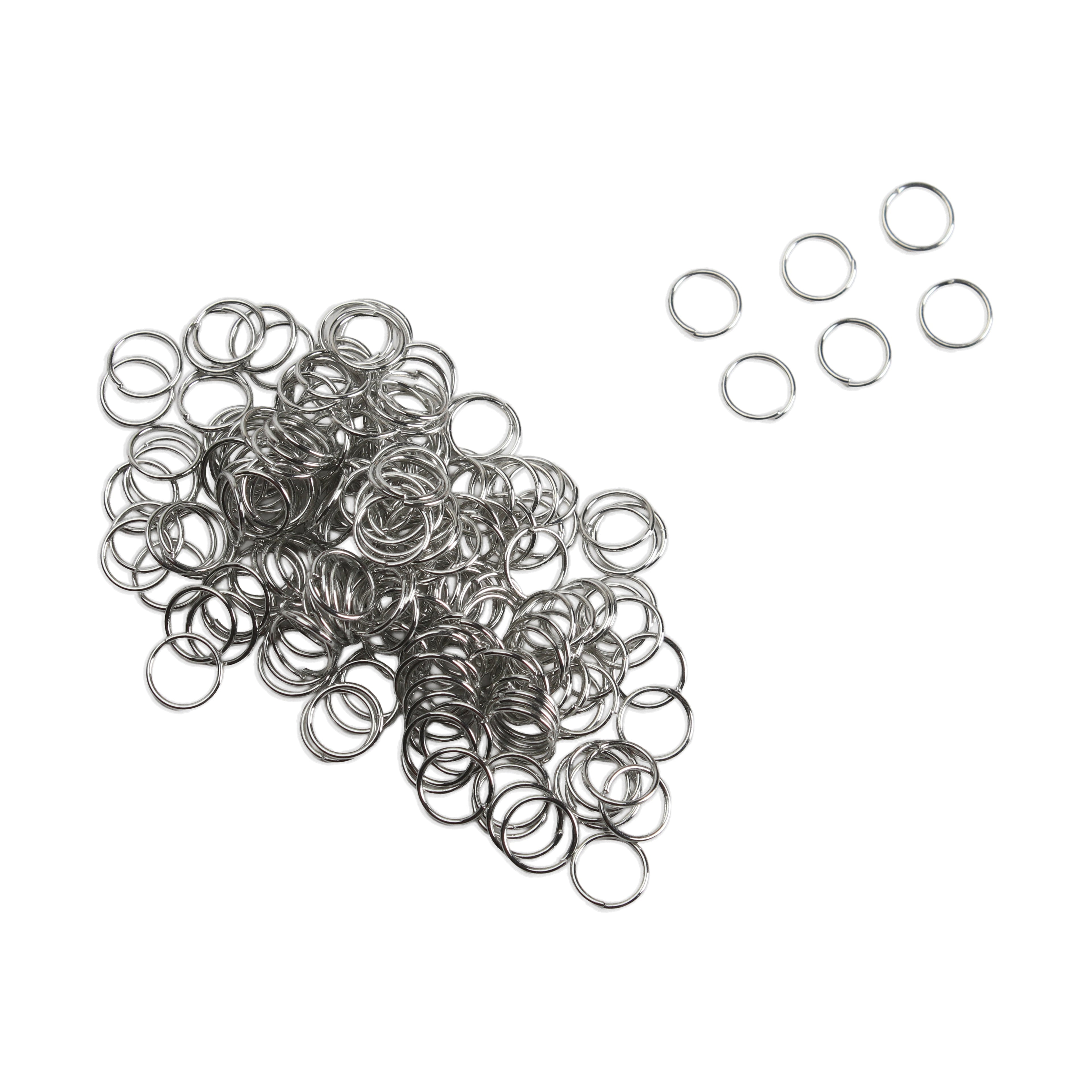 Jewellery Findings Jump Ring Open Nickel 8mm 15gm