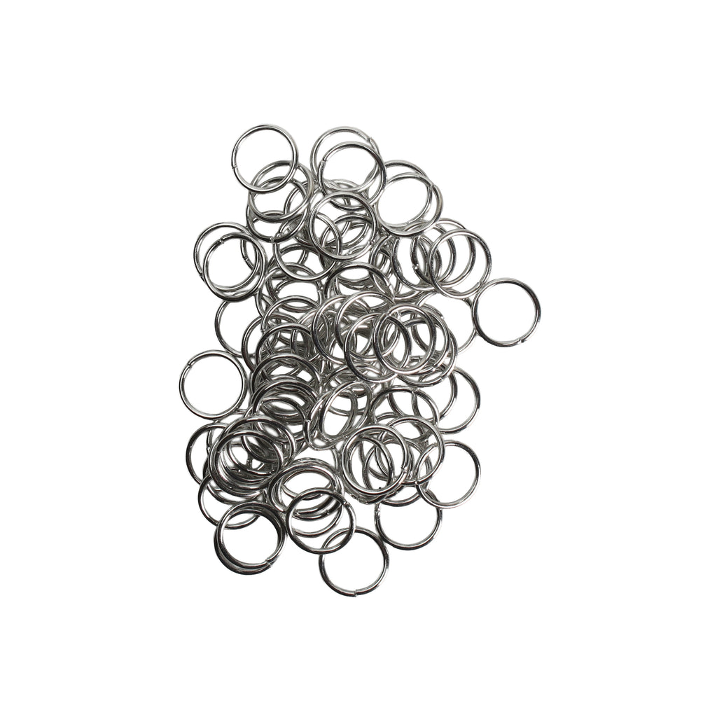 Jewellery Findings Jump Ring Open Nickel 10mm 15gm