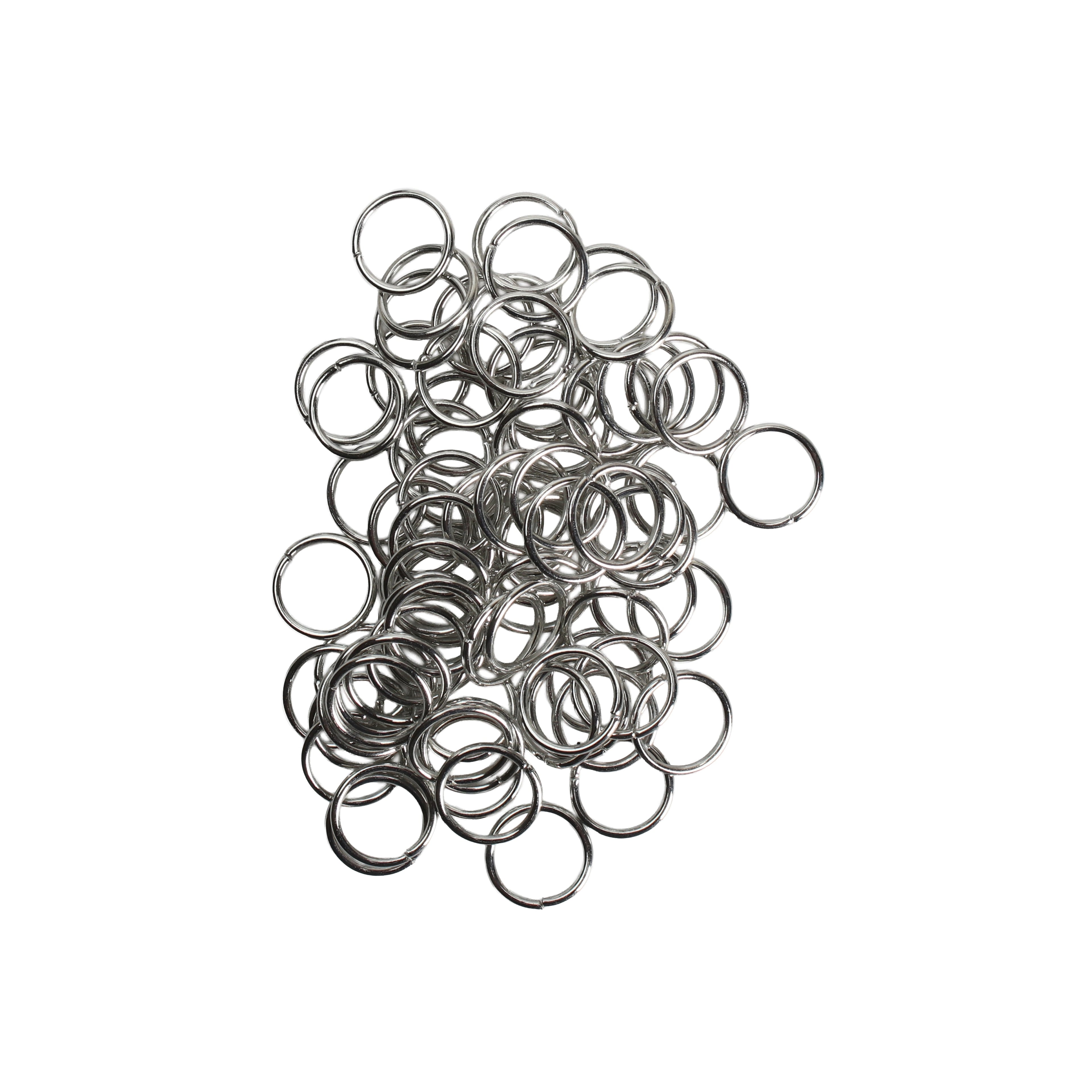 Jewellery Findings Jump Ring Open Nickel 10mm 15gm