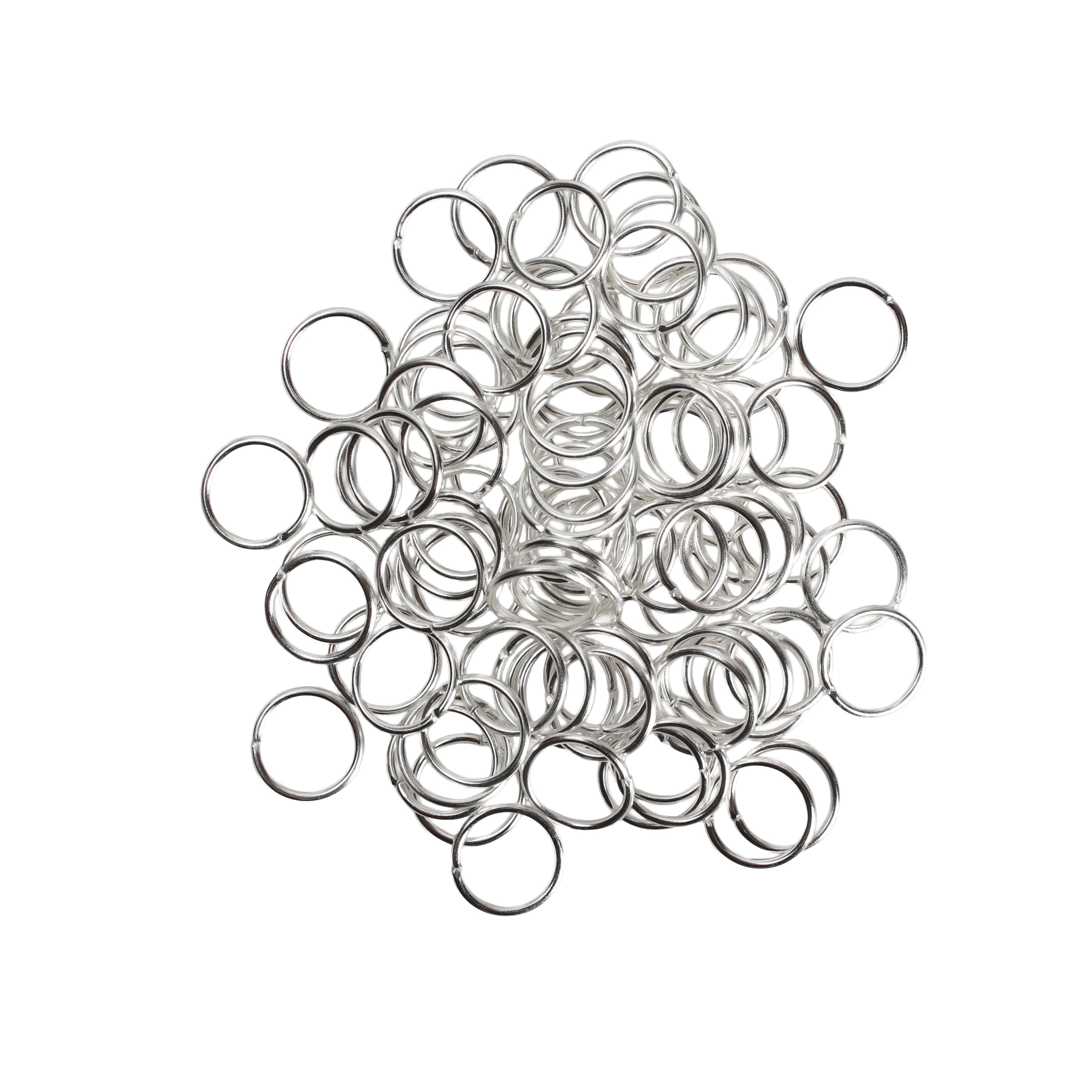 Jewellery Findings Jump Ring Open Silver 10mm 15gm