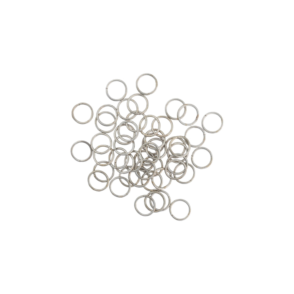 Jewellery Findings Jump Ring Open Nickel 12mm 15gm