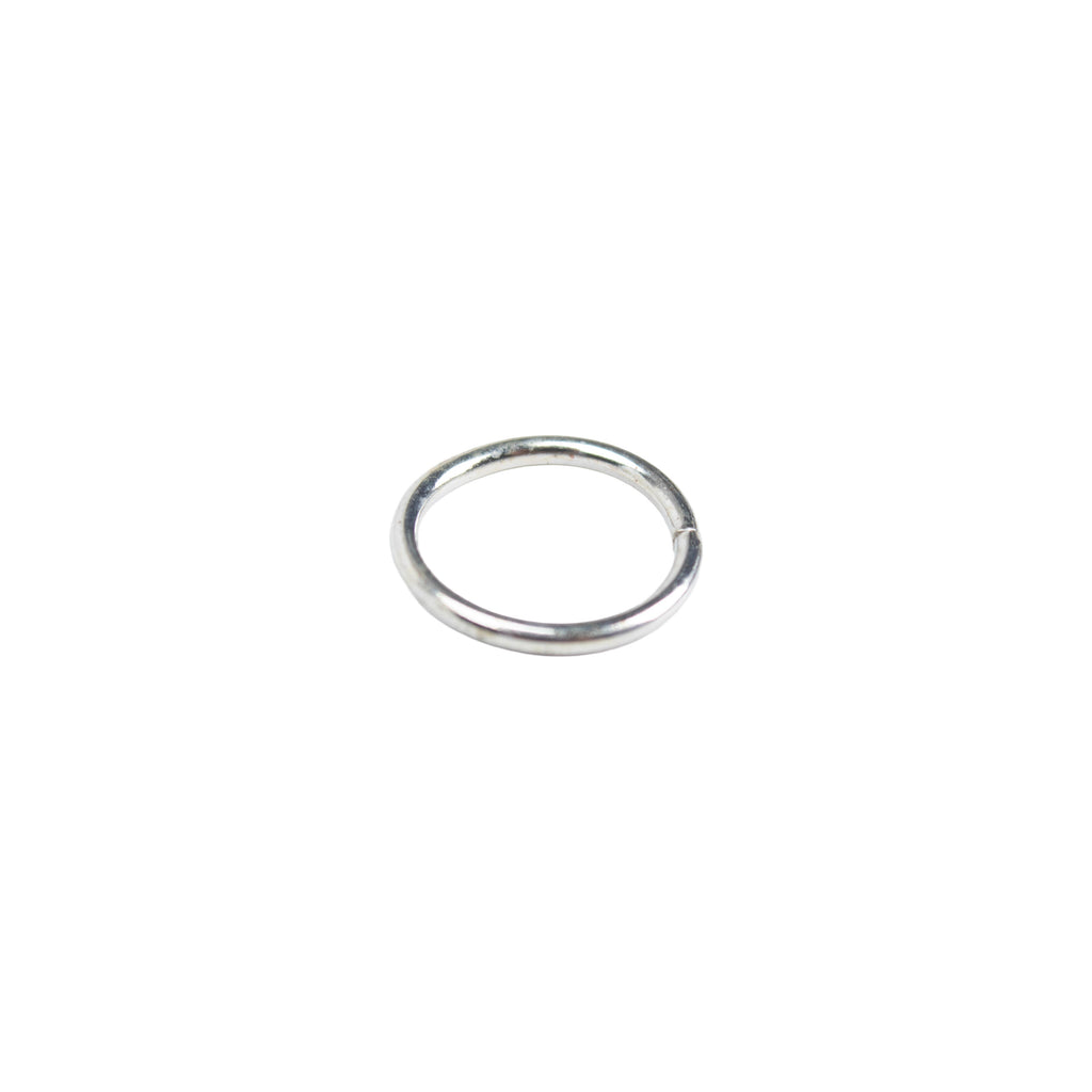 Jewellery Findings Jump Ring Open Nickel 12mm 15gm