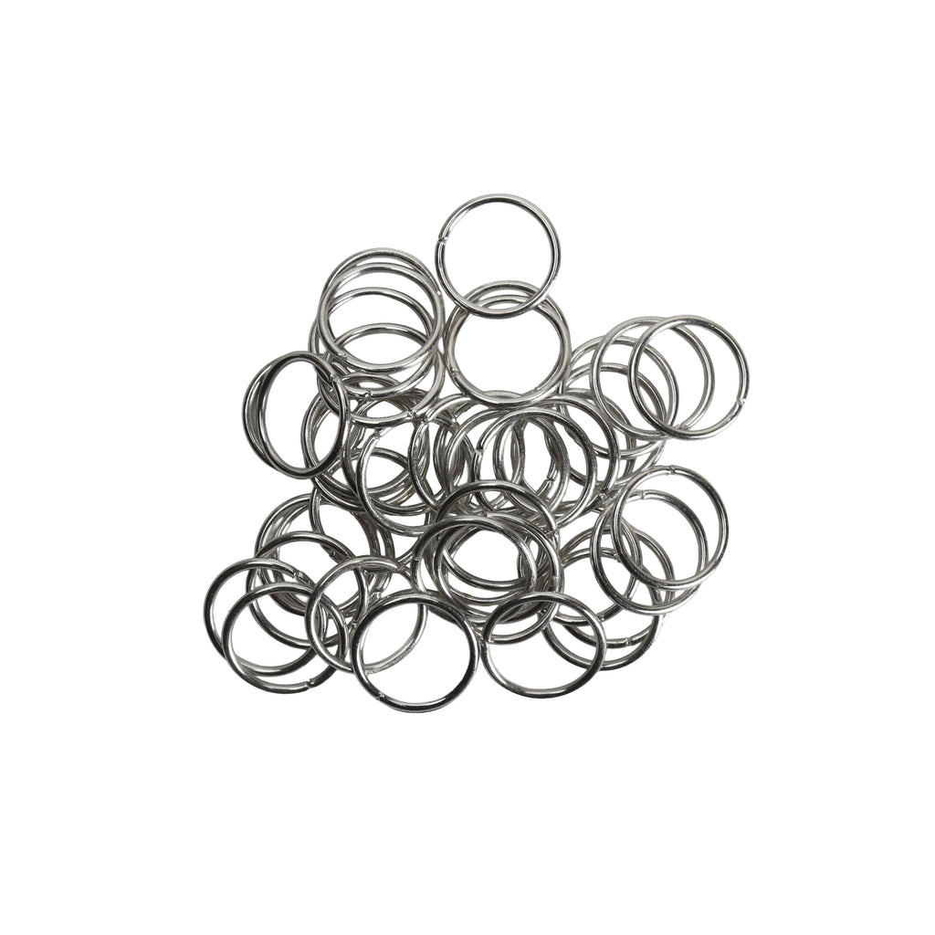 Jewellery Findings Jump Ring Open Nickel 14mm 15gm