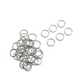 Jewellery Findings Jump Ring Open Nickel 14mm 15gm