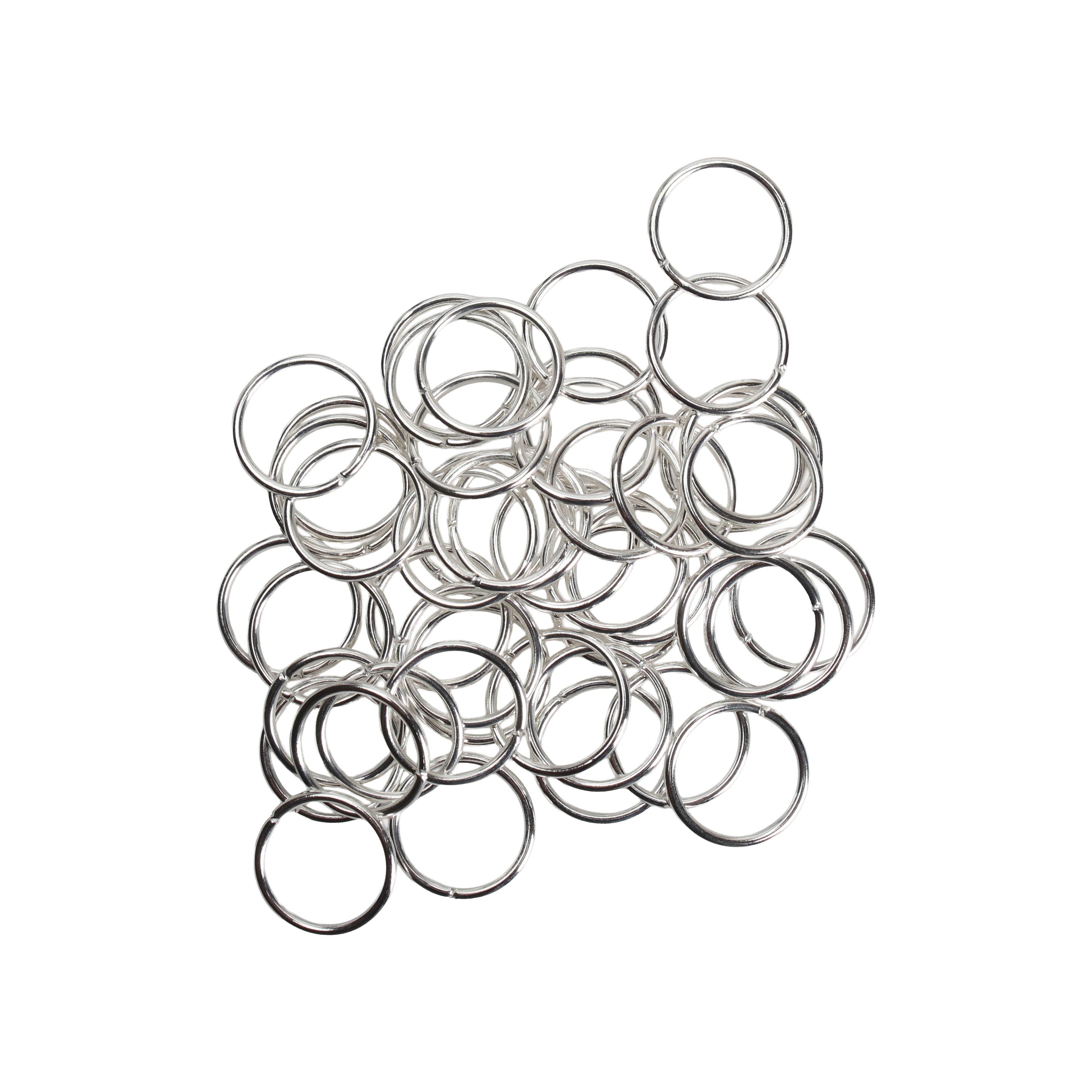 Jewellery Findings Jump Ring Open Silver 14mm 15gm