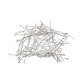 Jewellery Findings Eye Pin Silver 50mm 10gm