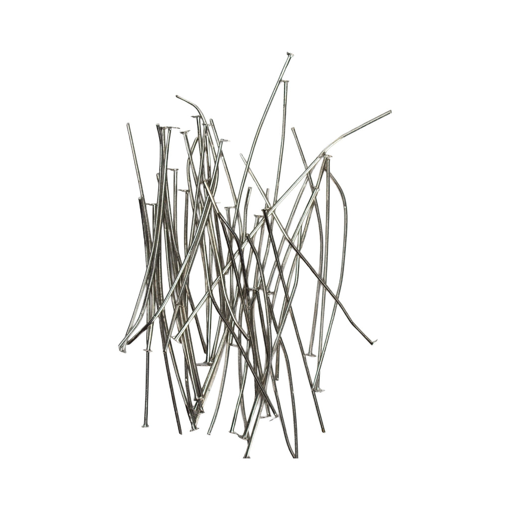 Jewellery Findings Head Pin Nickel 50mm 10gm