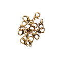 Jewellery Findings Lobster Clasp Gold 10mm 12pc