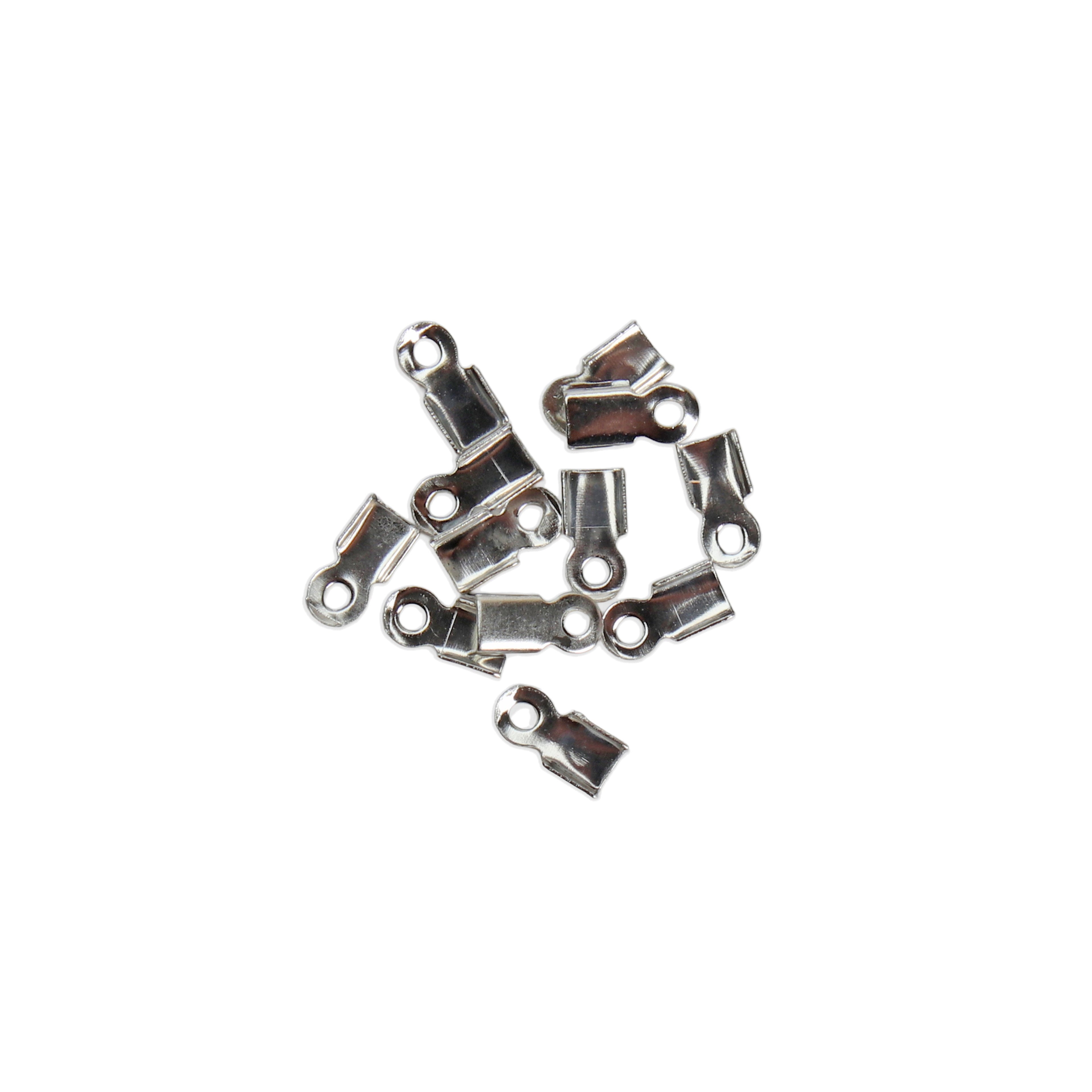 Jewellery Findings End Piece Nickel small 12pc