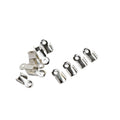 Jewellery Findings End Piece Silver small 12pc