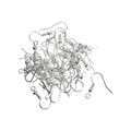 Jewellery Findings Earwire Hooks Silver 8gm