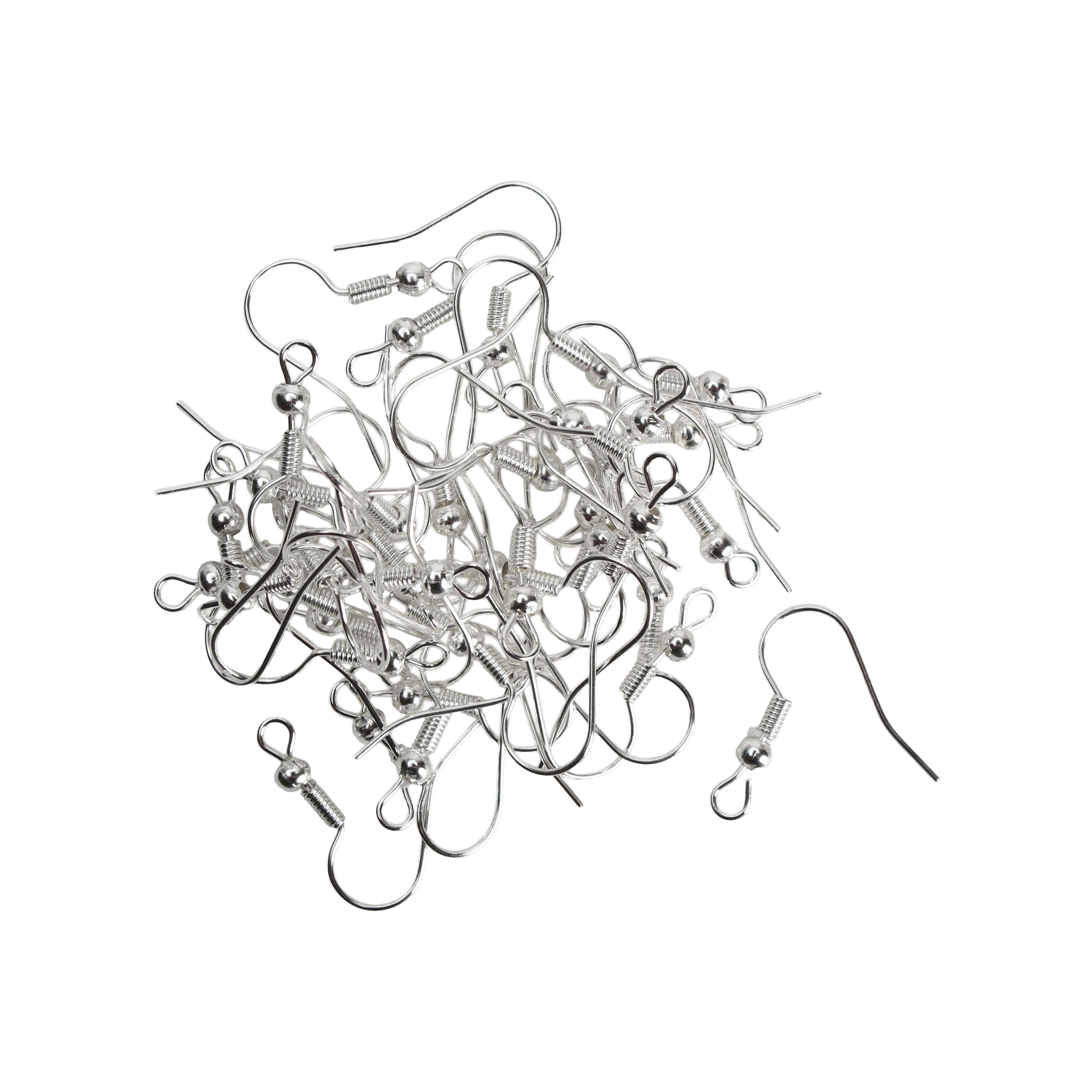 Jewellery Findings Earwire Hooks Silver 8gm
