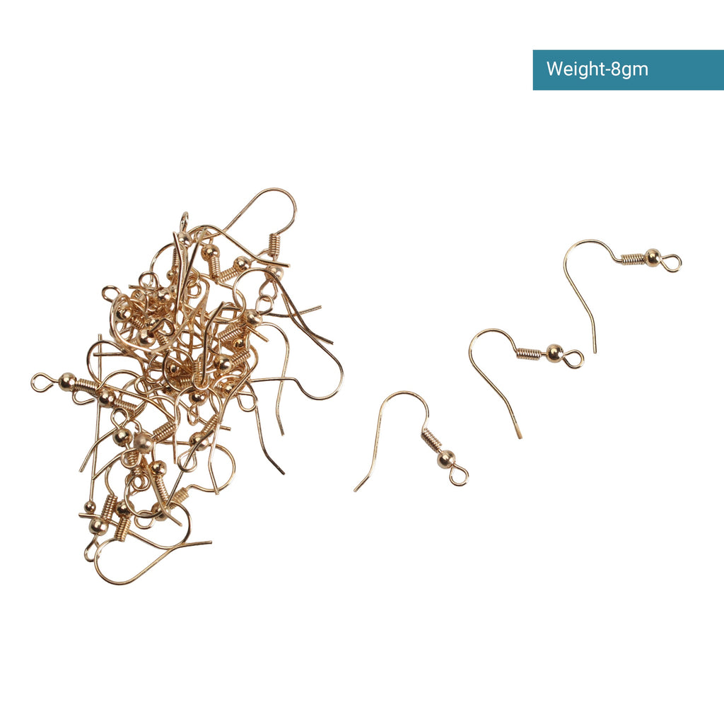 Jewellery Findings Earwire Hooks Gold 8gm