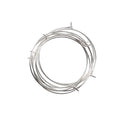 Jewellery Findings Ear Hoop Round Silver 40mm Dia 8pc