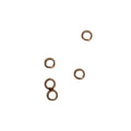 Jewellery Findings Crimp Beads Gold 2.5mm 50pc