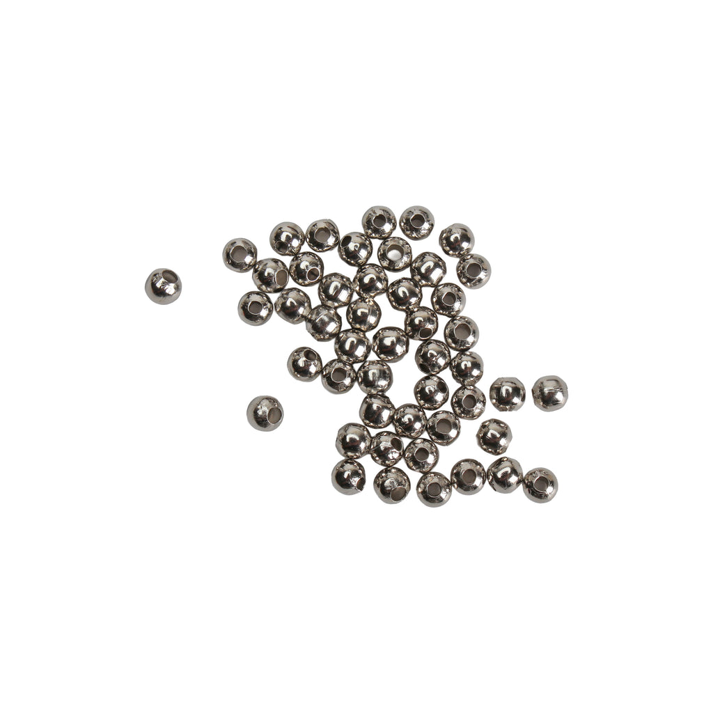 Jewellery Findings Metal Spacer Beads Nickel 4.0mm 50pc