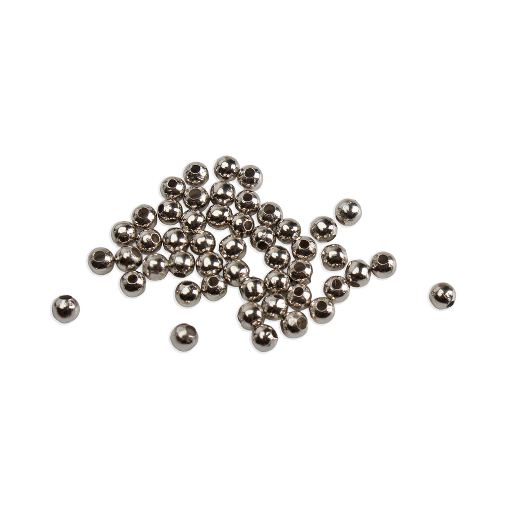 Jewellery Findings Metal Spacer Beads Nickel 4.0mm 50pc