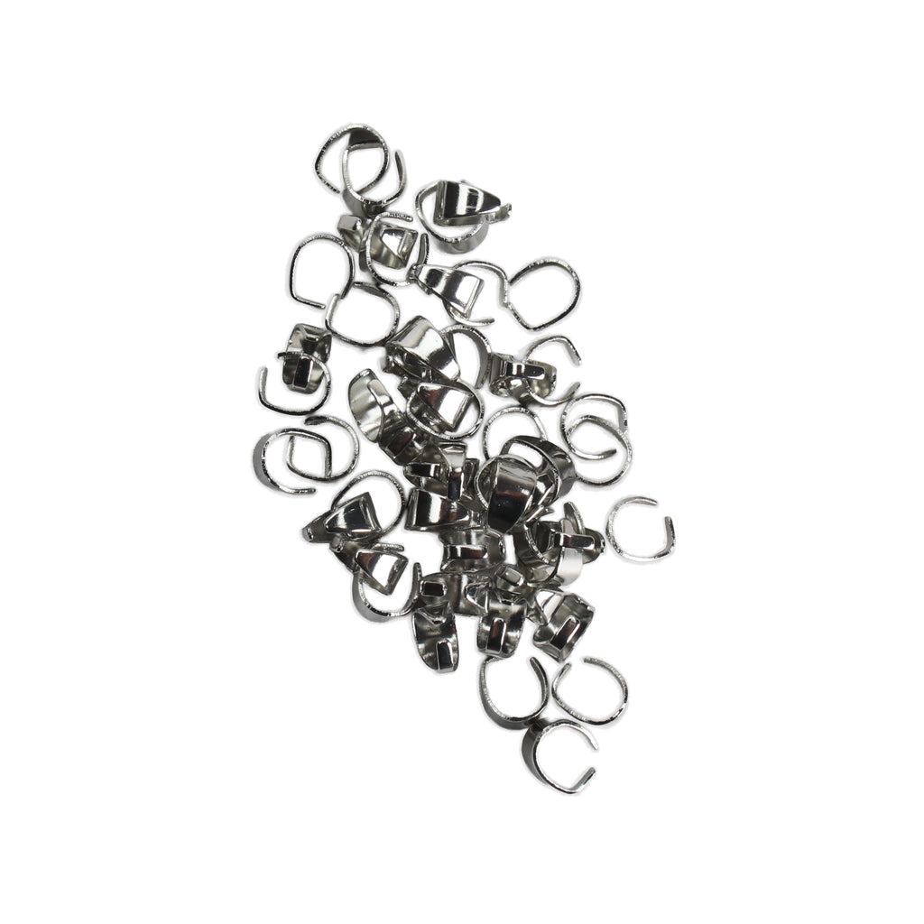 Jewellery Findings Pendant Hooks Nickel small 50pc