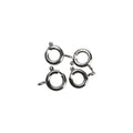 Jewellery Findings Round Clasps Nickel 4pc