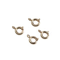 Jewellery Findings Round Clasps Gold kc 4pc