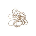 Jewellery Findings Ear Wire U Hooks Gold 32mm 12pc