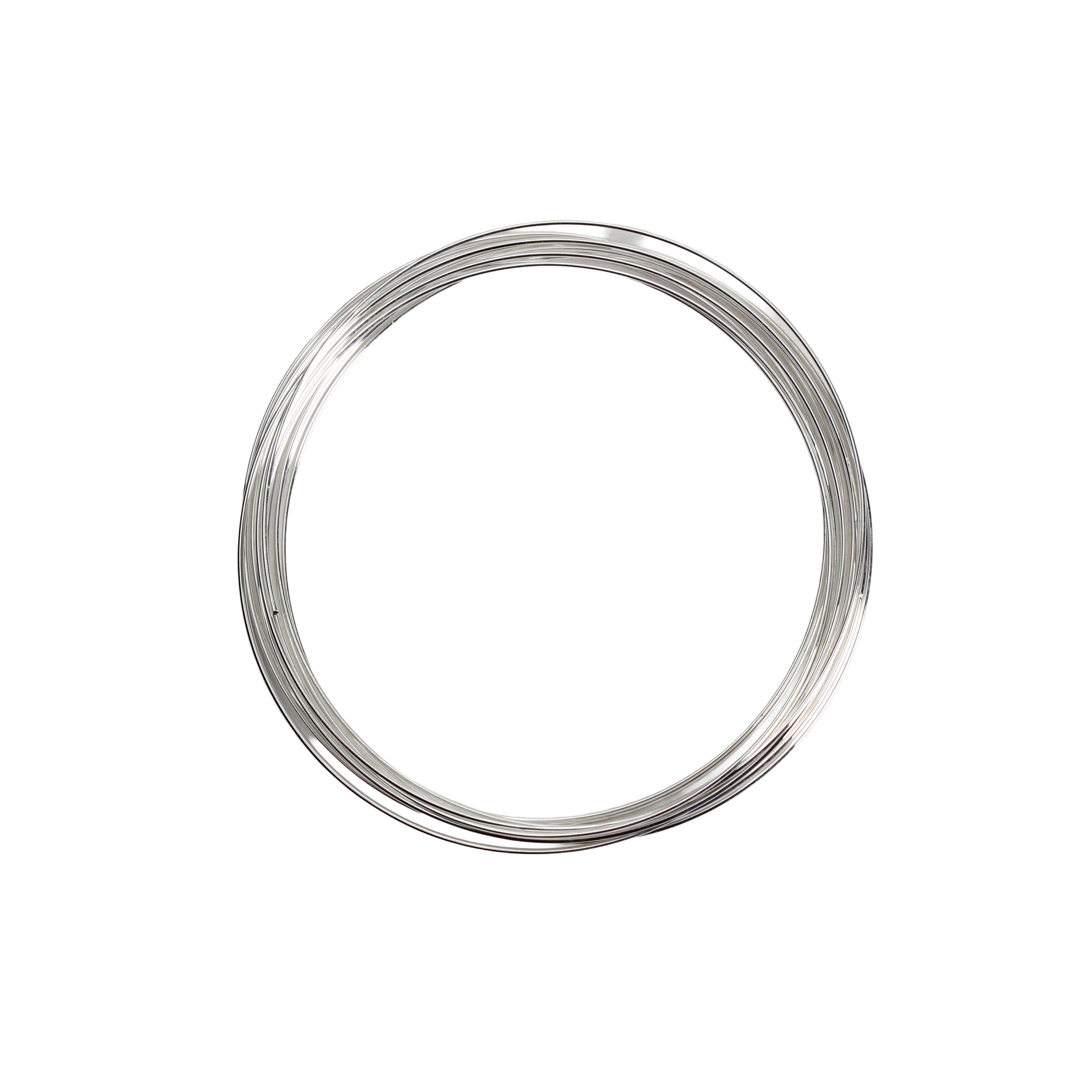 Jewellery Findings Memory Wire Silver 60mm 6gm